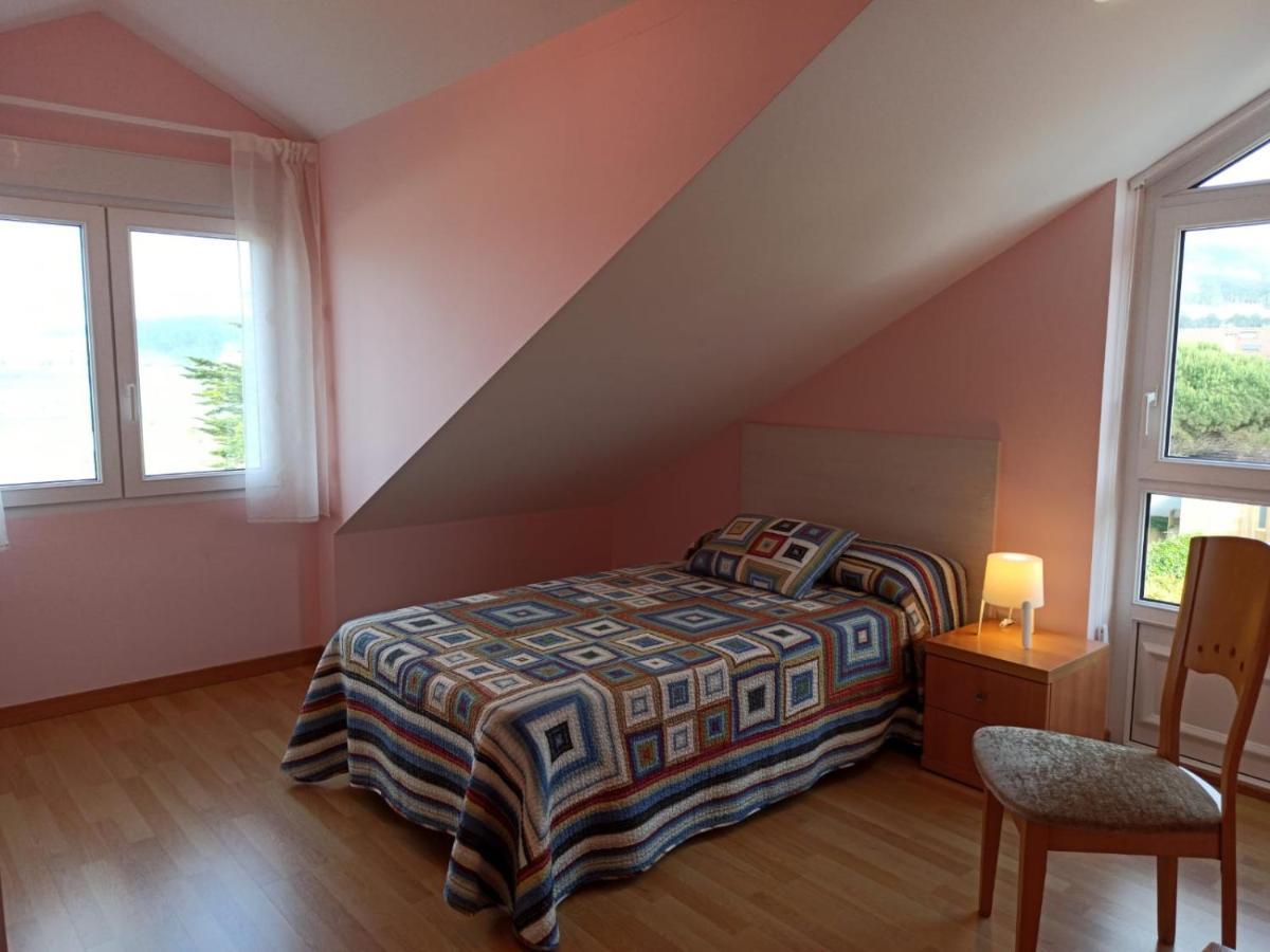 Chalet Atalaya A Pie De Playa En Laxe Exteriör bild
