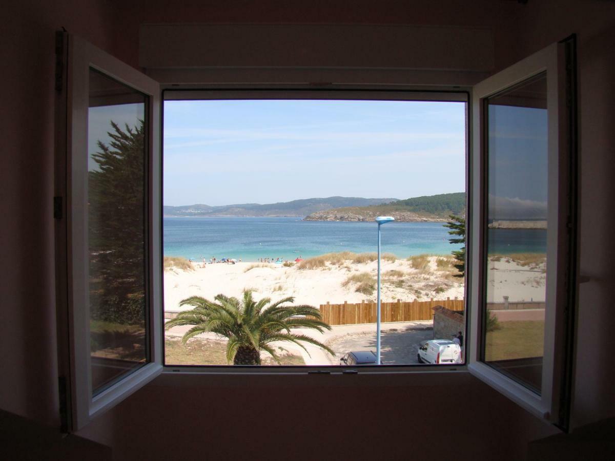Chalet Atalaya A Pie De Playa En Laxe Exteriör bild