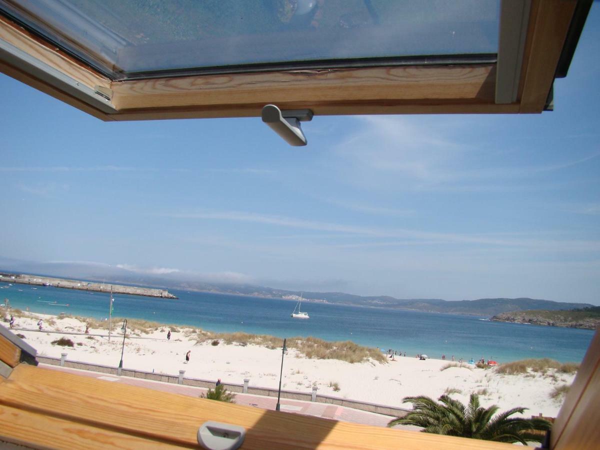 Chalet Atalaya A Pie De Playa En Laxe Exteriör bild